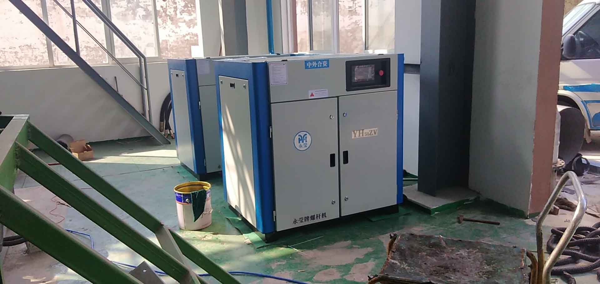 印刷行業-正負壓集中供氣工程應用，權偉永瑩螺桿空壓機廠家